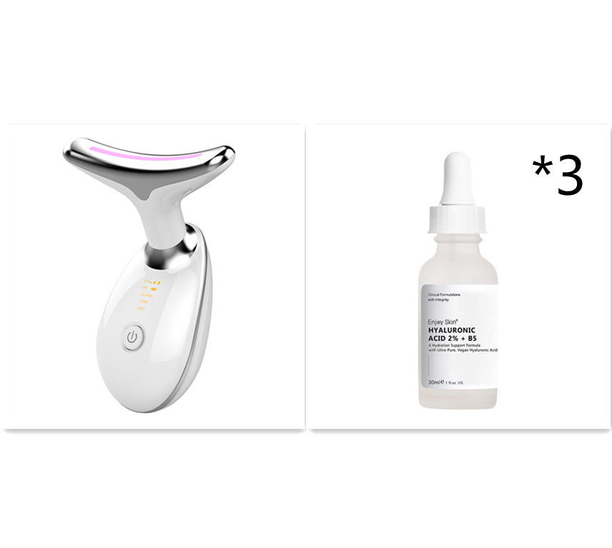 EMS Thermal Neck Lifting And Tighten Massager Electric Microcurrent Wrinkle Remover